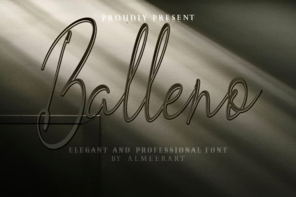 Balleno: A Stylish Handwritten Font