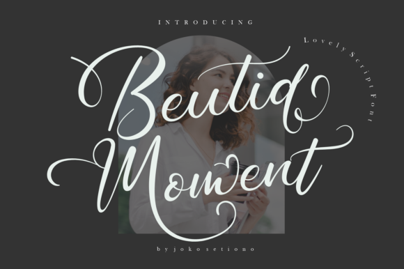 Beutiq Moment: Elegant Script Font