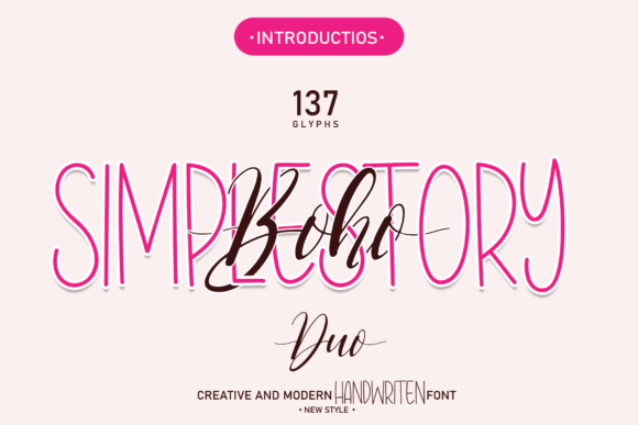 Boho Simplestory: A Font for Creative Campaigns