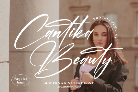 Cantika Beauty Font: Elegant Script for Editorial Design