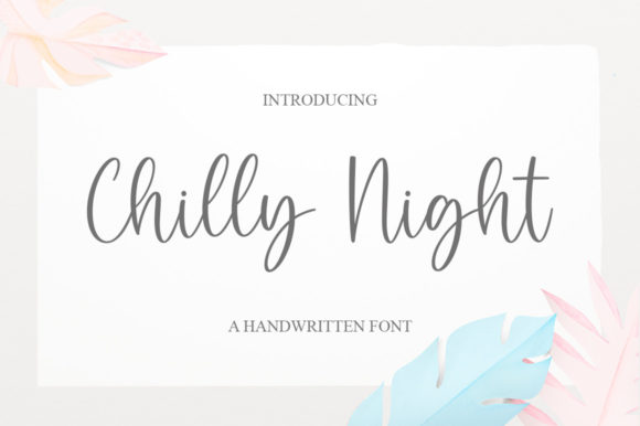 Chilly Night Font for Web Design