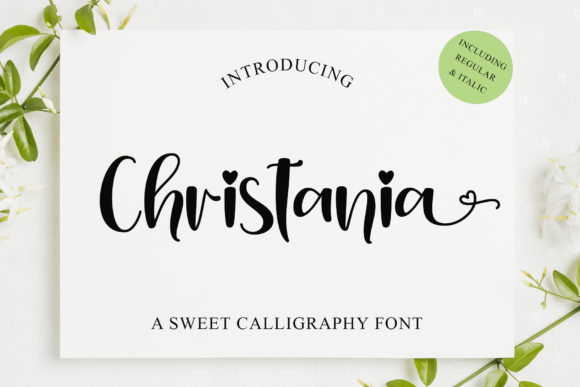 Christania: A Sweet Script Font for Creative Campaigns