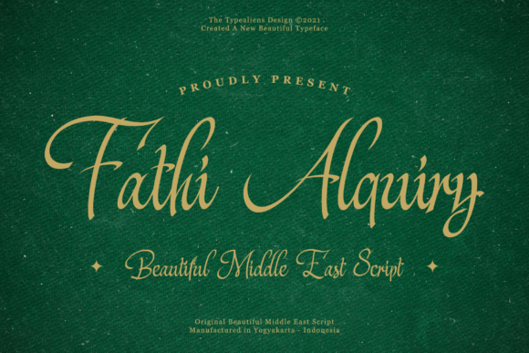 Fathi Alquiry: A Timeless Handwritten Font