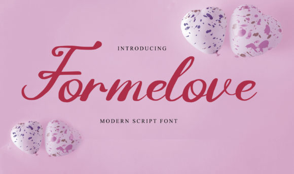 Formelove: A Premium Script Font