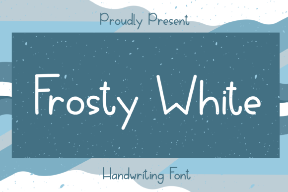 Frosty White Font for Elegant Design