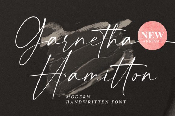 Garnetha Hamitton: A Stylish Script Font