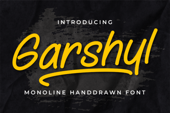 Garshyl: A Magical Script Font