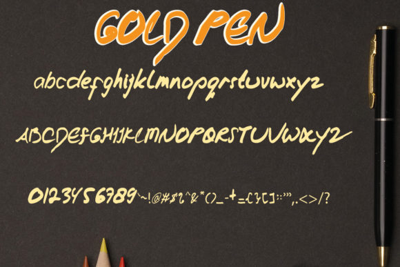Gold Pen: A Font for Creative Campaigns