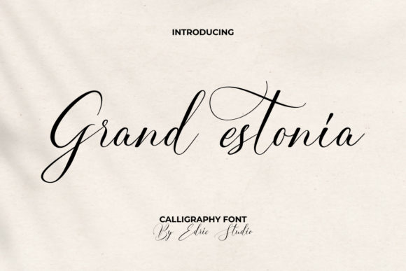 Grand Estonia Font for Creative Projects