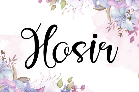 Hosir: A Magical Script Font