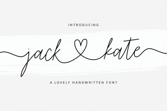 Jack and Kate: A Luxurious Script Font