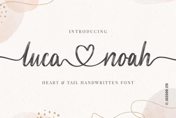 Luca Noah Font: Elegant Script for Digital Marketing
