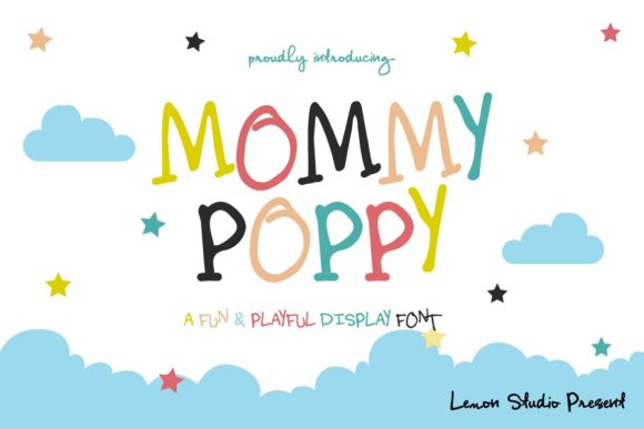 Mommy Poppy: A Playful Font for Creative Projects