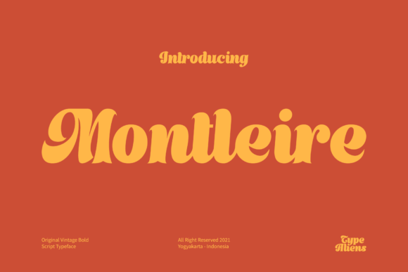 Montleire Font: Retro Style for Creative Projects
