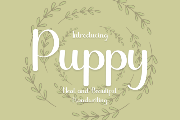 Puppy: A Playful Script Font