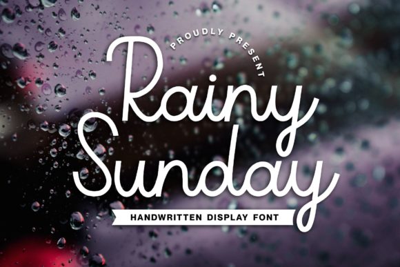 Rainy Sunday Font: Elegant Script for Editorial Design