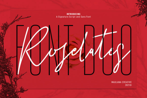 Roselates Duo: A Friendly Font for Branded Projects