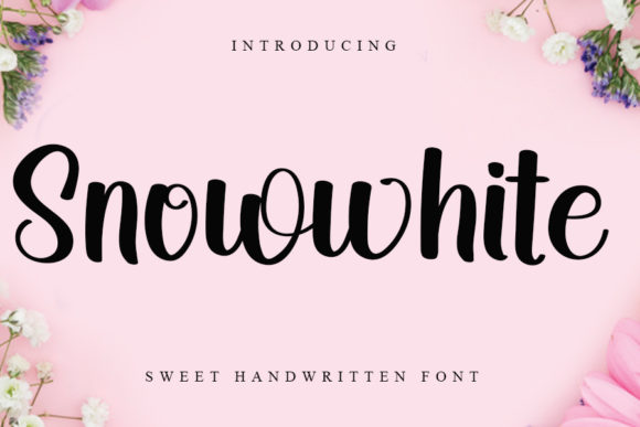 Snowwhite Font: Elegant Script for Web Design