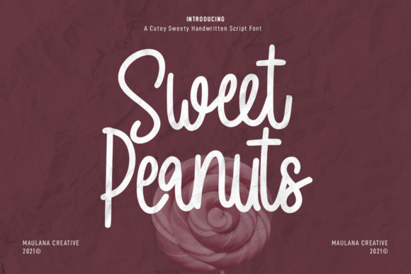 Sweet Peanuts: A Elegant Script Font