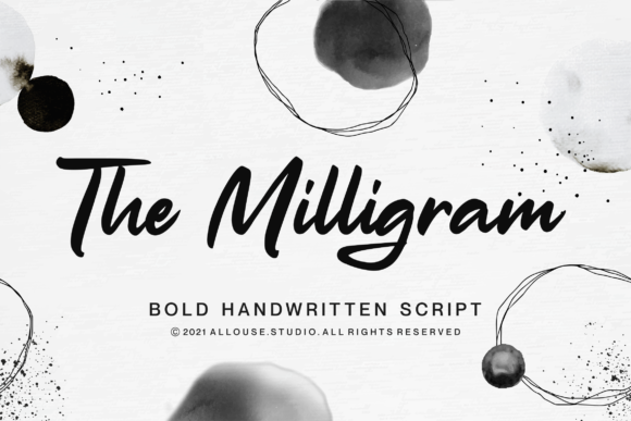 The Milligram: A Script Font That Shines