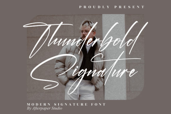 Thunderbold Signature: A Font That Shines