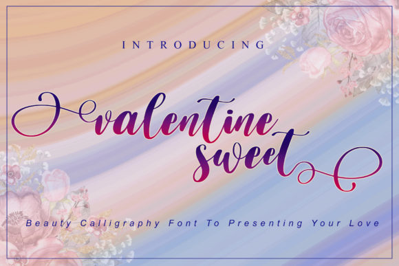 Valentine Sweet: A Handwritten Font for Elegant Design