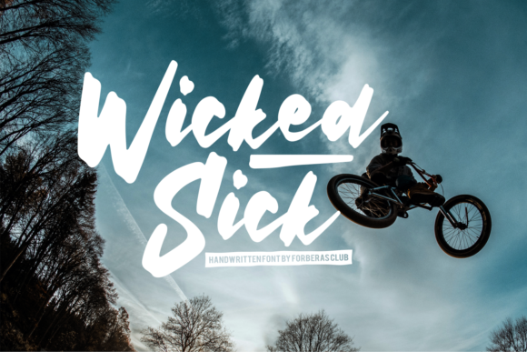 Wicked Sick: A Bold Script for Designers